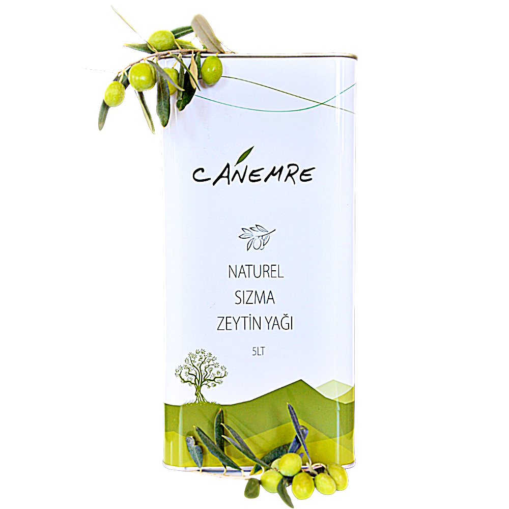 Soğuk Sıkım Naturel Sızma Zeytinyağı 5 lt teneke kutu