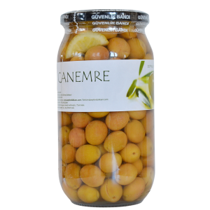 Yeşil Edremit Tipi Çizik Zeytin 260-290 650 gr Cam Kavanoz