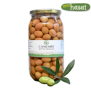 Yeşil Edremit Tipi Çizik Zeytin 260-290 650 gr Cam Kavanoz