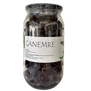 Siyah Gemlik Tipi Salamura Zeytin 290-320 650 g Cam Kavanoz