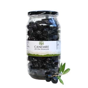 Siyah Gemlik Tipi Salamura Zeytin 260-290 650 g Cam Kavanoz