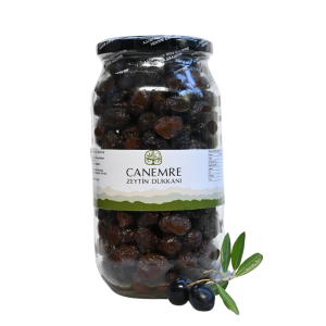 Kurutma Selesi Siyah Gemlik Tipi Zeytin 650 g Cam Kavanoz