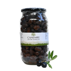 Kurutma Selesi Siyah Gemlik Tipi Zeytin 650 g Cam Kavanoz
